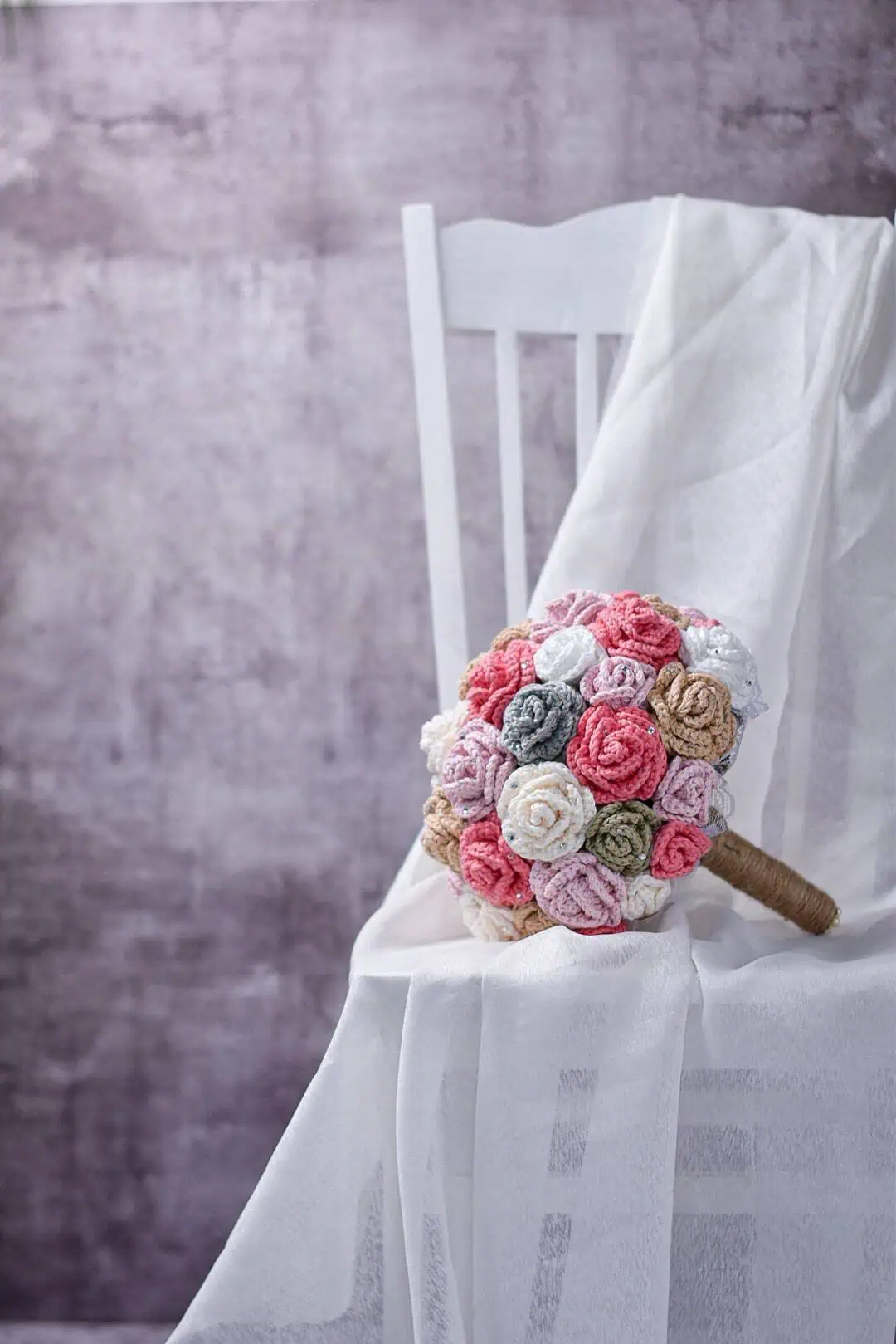 Crochet Flower Wedding Bouquet