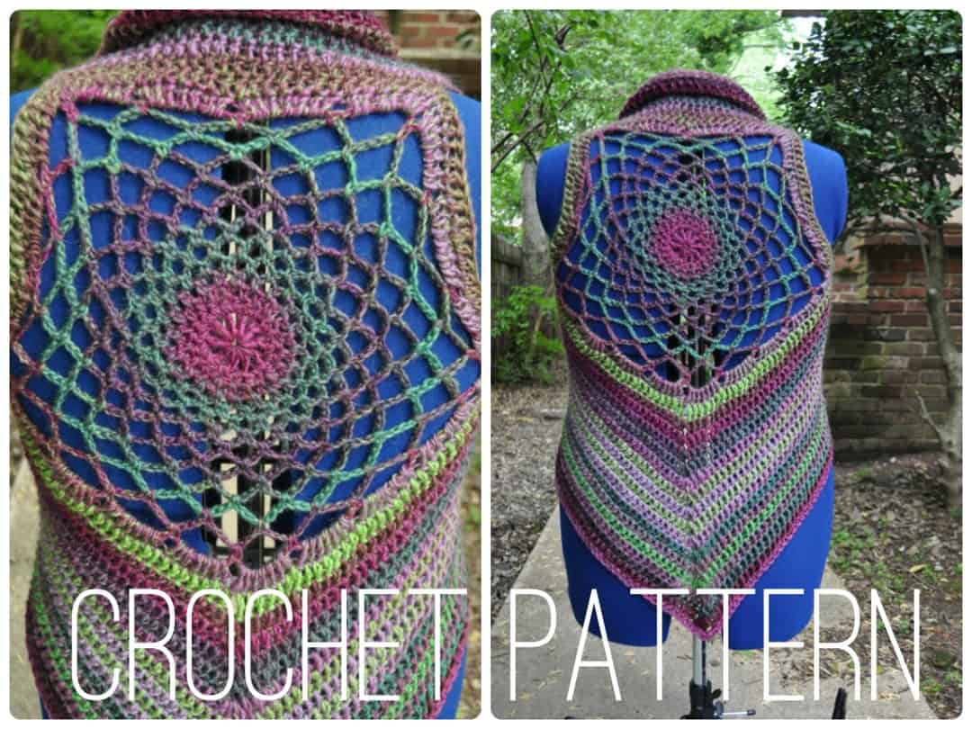Crochet Dreamcatcher Patterns: 26 Beautiful Designs 21 Crochet Pattern Dreamcatcher Mandala Vest