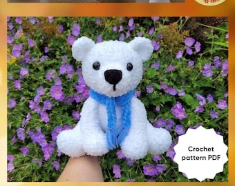 Polar Bear Crochet Plushie Pattern