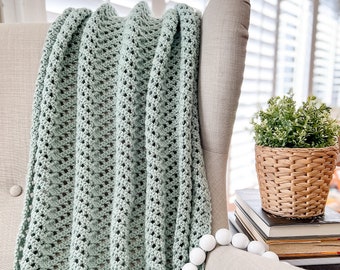 Modern Heirloom Baby Blanket Crochet Pattern Tutorial