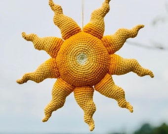 Vintage Sun Crochet Pattern for Home Decor