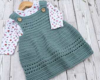 Newborn to Toddler Chic Crochet Dress Pattern