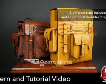 DIY Leather Explorer Backpack with Video Tutorial