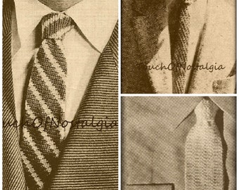 Vintage Crochet Tie Patterns with Bonuses