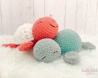 Tommy Turtle Amigurumi Crochet Pattern PDF