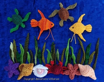 Undersea Friends Mini Amigurumi Crochet Pattern