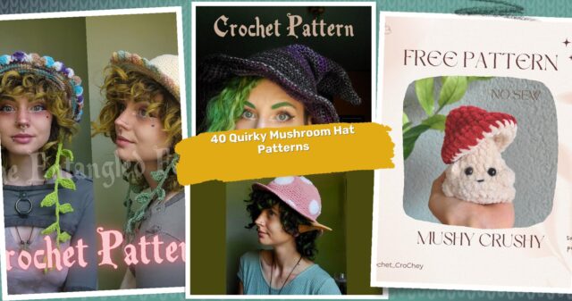 40 Mushroom Hat Crochet Patterns: Quirky and Fun Designs to Try Today
