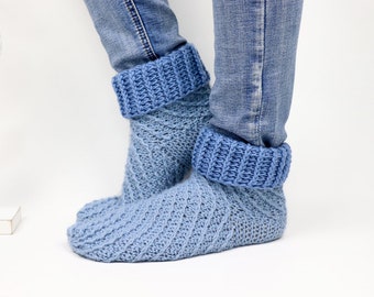 Spiral Crochet Socks Pattern for Adults/Teens