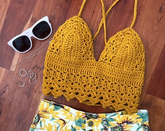 KristenaCrochet's Boho Coachella-Inspired Crochet Halter Pattern