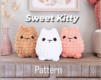 No-Sew Sweet Kitty Crochet Pattern PDF