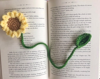 Easy Sunflower Crochet Bookmark: Beginner Tutorial