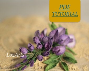 Wisteria Miniature Crochet Pattern with Photo Tutorial