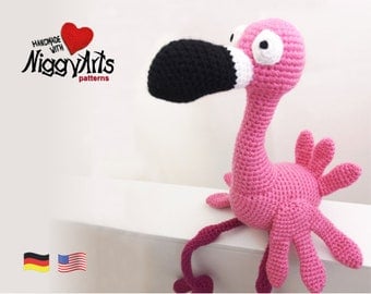 Cute Flamingo Crochet Pattern for Crafts