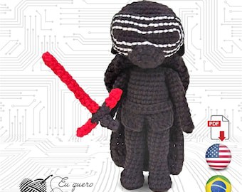 Kylo Ren Amigurumi Crochet Pattern Toy Art