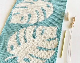 Monstera Fields Crochet Wall Hanging Pattern PDF