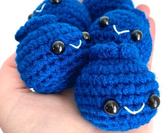No-Sew Blueberry Crochet Pattern PDF