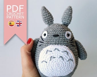 Amigurumi Crochet Doll Pattern - English/Spanish PDF