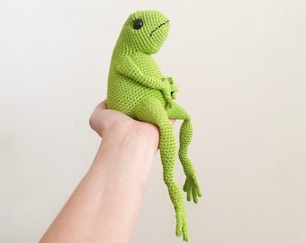 Arthur the Frog Amigurumi Crochet Pattern