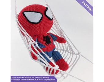 Spiderman Baby Superhero Amigurumi Crochet Pattern