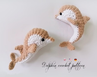 Dolphin Crochet Pattern: Marine Animal Toy