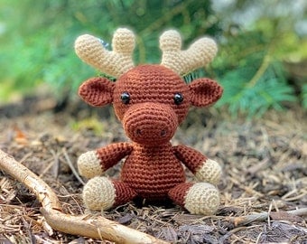 Adorable Moose Crochet Pattern Craft