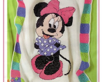 Vintage Mickey & Minnie Crochet Baby Blanket Patterns