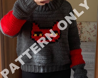 Marceline Pattern-Only Crochet Sweater