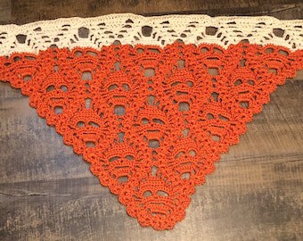 Lost Souls Skull Crochet Shawl Pattern