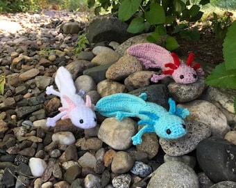 Axolotl Crochet PDF Pattern (Not Finished Item)