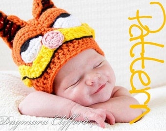 Garfield Nectarine Beanie Crochet Pattern