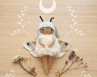 Crochet Pattern: Amigurumi Moth Sprite Critter Stitch