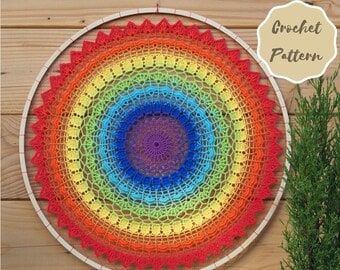 Life Circle Mandala Crochet Pattern