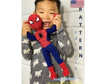Hero's Man 15-Inch Crochet Amigurumi for Kids