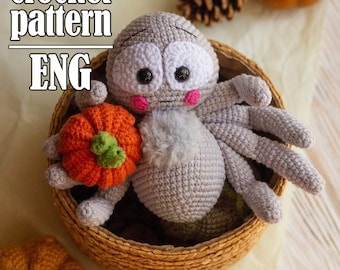 Halloween Amigurumi Crochet Spider Pattern DIY