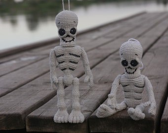 Halloween Amigurumi Skeleton Crochet Pattern PDF