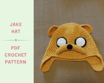Adventure Time's Jake Crochet Hat Pattern