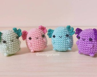 Amigurumi Baby Axolotl Crochet Tutorial PDF