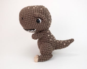 Troy the T-Rex Crochet Amigurumi Pattern