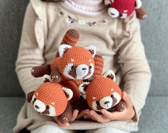 Zeda the Red Panda Crochet Pattern Tutorial