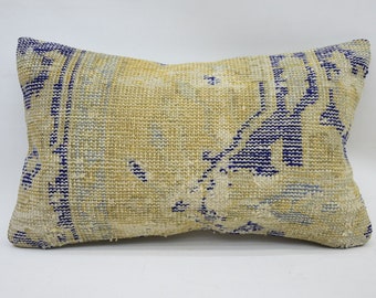 Turkish Kilim Body Pillow with Crochet Pattern