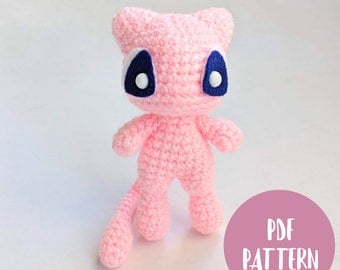 Cute Mew Pokémon Crochet Pattern Amigurumi