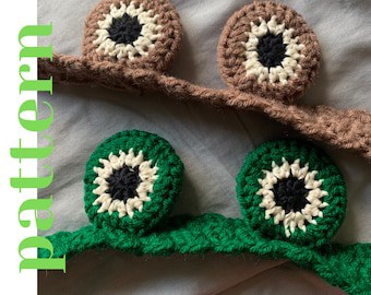 Frog Crochet Headband Pattern: Halloween Costume