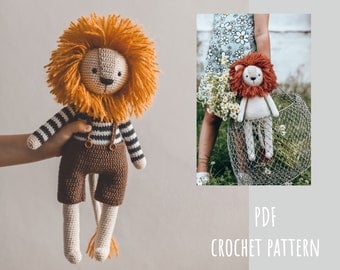 Archi the Lion: Cute Amigurumi Crochet Pattern