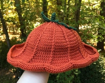 Crochet Pumpkin Bucket Hat Pattern