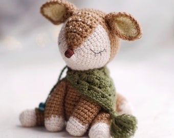Whimsical Little Fawn: Deer Amigurumi Crochet Pattern