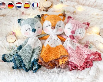 DIY Crochet Pattern - 'Remy the Fox' Baby Toy
