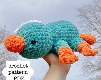 Platypus Crochet Plushie Pattern
