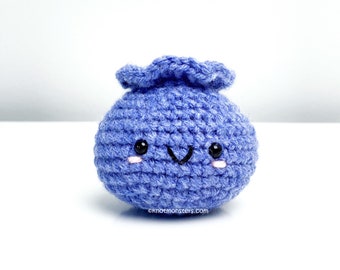 Beginner-Friendly Blueberry Amigurumi Crochet Pattern