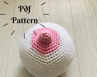 Crochet Pattern for Lactation Demonstration Breast Model