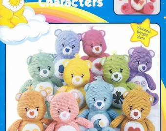 Instant Care Bears Crochet Pattern Collection